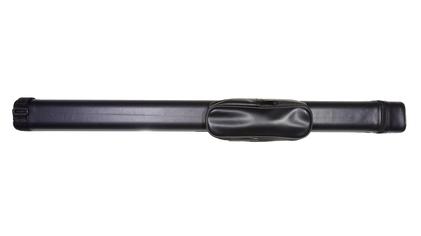 Southern Rec Supply SRS-11 Black Vinyl 1Bx1S Hard Billiards Pool Cue Stick Case w/Shoulder Strap